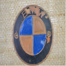 BMW motorcycle emblem schild